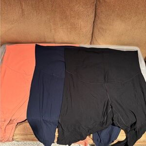 Maternity high waisted leggings